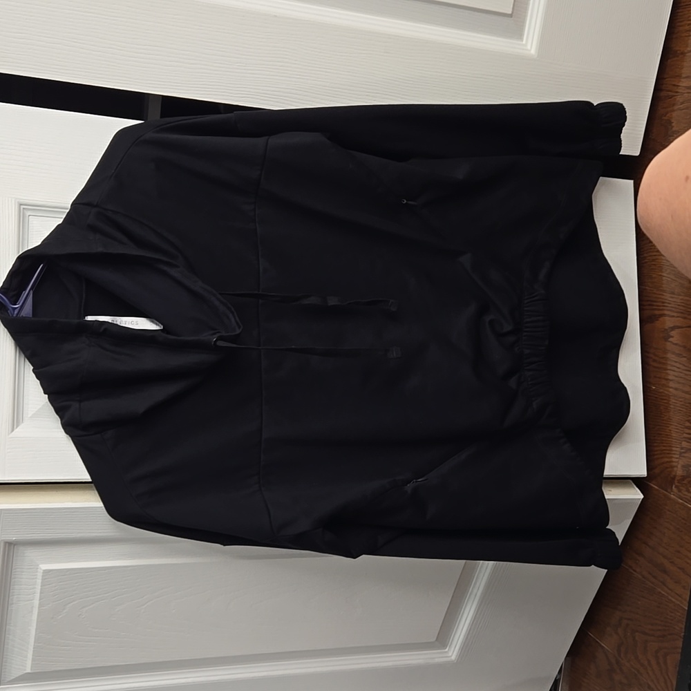 Fabletics black cow neck sweatshirt